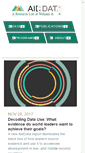 Mobile Screenshot of aiddata.org