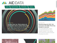 Tablet Screenshot of aiddata.org